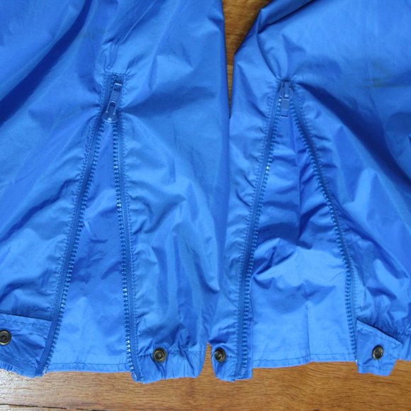 Vintage L.L. Bean Royal Blue Gore-Tex Nylon Windbreaker Pants Men's S 30" - Picture 6 of 16